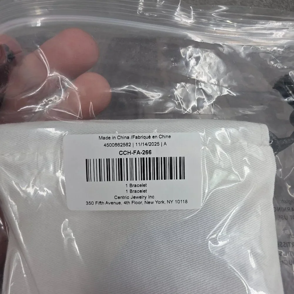 COACH Signature C Charm Bracelet 14K Gold Plated Hangtag Cubic Zirconia Gift New - Picture 10 of 15